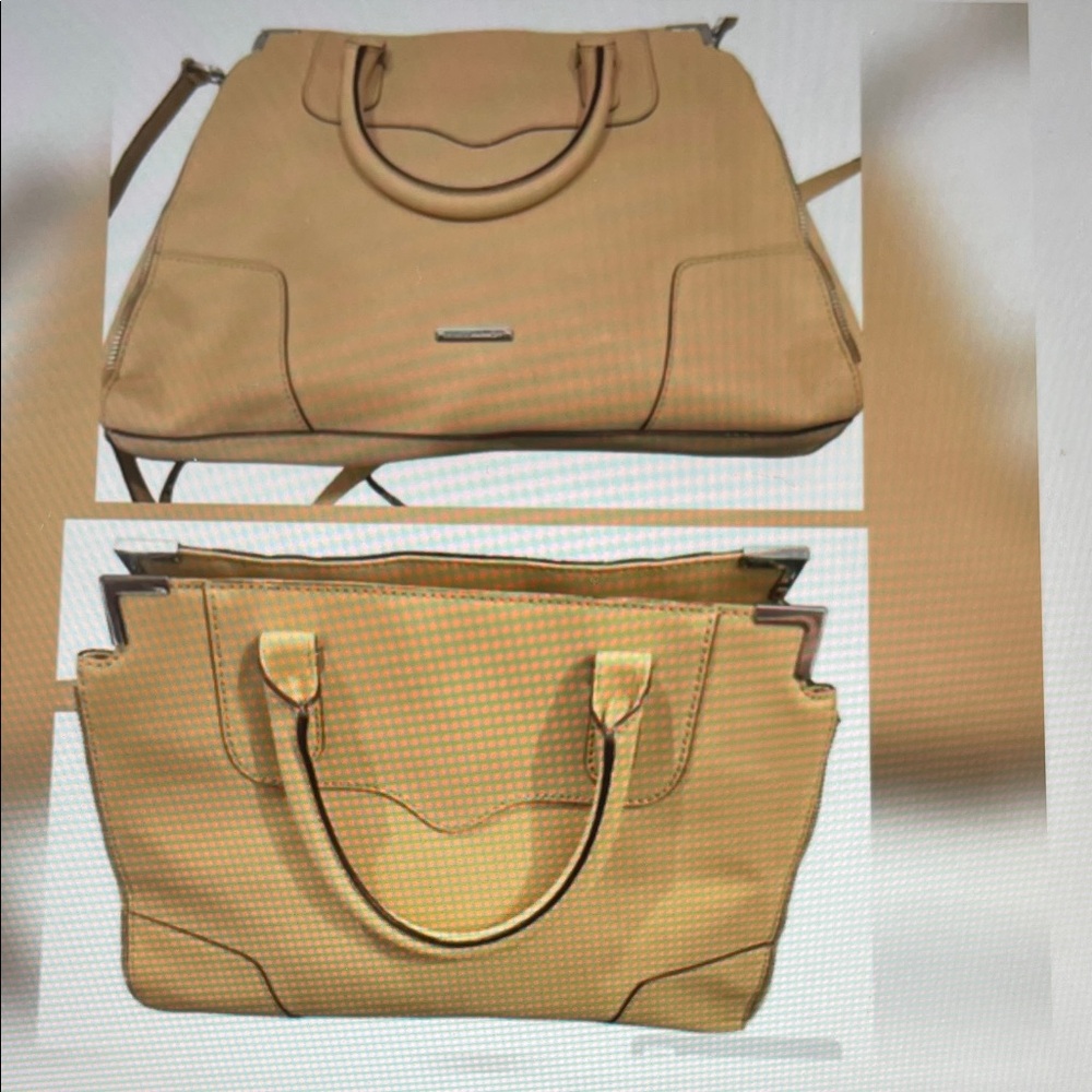 Authentic Rebecca Minkoff   Amorous Satchel & Crossbody in Natural